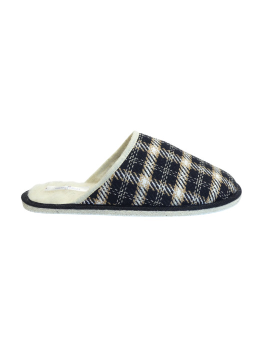 MULE MANN SCHOTTISCH SCHWARZ UND BEIGE