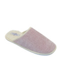 Pantolette aus rosa Samt