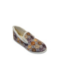 charentaise rondinaud femme avec imprimé fleurs beige