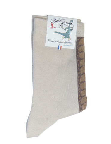 Socke RON DINO x Broussaud - französische Herstellung