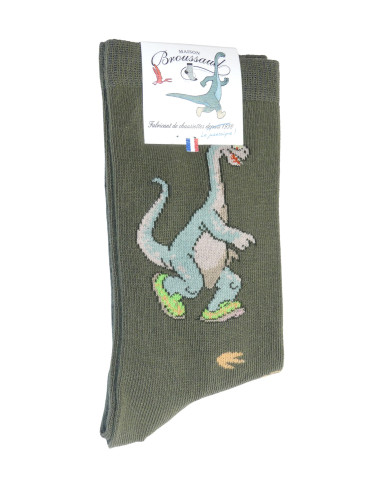 Socke RON DINO x Broussaud - französische Herstellung